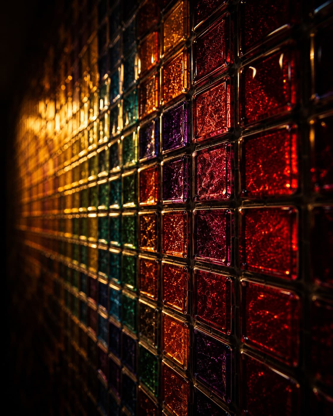 Solid colour glass